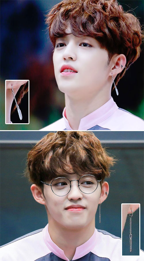 韓国スター アクセサリー Seventeen セブンティーン のエスクプスst モリッツ ピアシング ピアス イヤリング ばら売り 3種1択 スターアクセサリー その以外の歌手 韓流ショップ