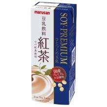 【1ケース】マルサンひとつ上の豆乳 紅茶200mlパック（24本入）