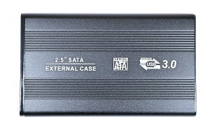 USB3.0対応 2.5インチ ハードディスク・SSD HDDケース SATA-USB3.0 ブラック 「メール便可」