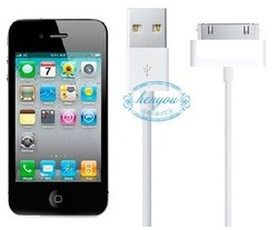 【お試し】iphone4 iphone4s 充電ケーブル ipod 3GS 4s ケーブル 4 USBケーブル iphone 充電器【ホワイト限定】