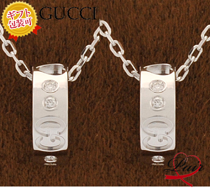 グッチ 214164-J8540/9066 ネックレス/2個セット/BOXラッピング完備 ダイヤモンド ペンダント GUCCI /import