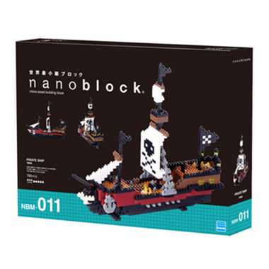 nano block ナノブロック【NBM-011 海賊船】カワダ