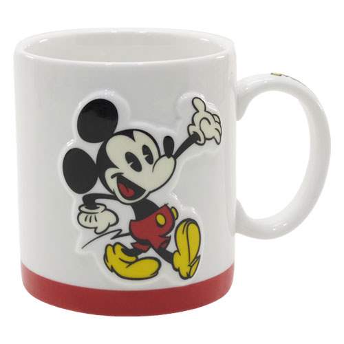 ◆ミッキーマウス ヴィンテージスタイルマグ(ディズニー）マグカップ おしゃれ マグ 食器(75)