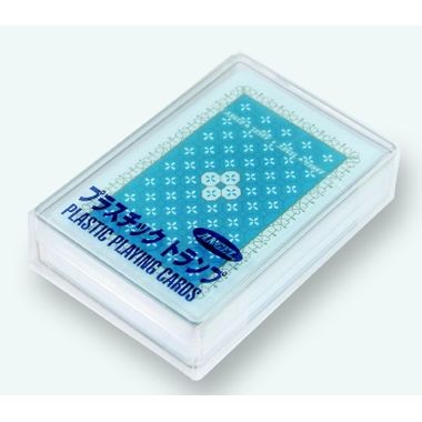 日本製★100% ALL PLASTIC トランプ【プラスチック トランプ ブルー】エンゼルプレイングカード