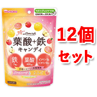 【お得な12個セット】【和光堂】ママスタイル 葉酸+鉄キャンディ 78g×12個