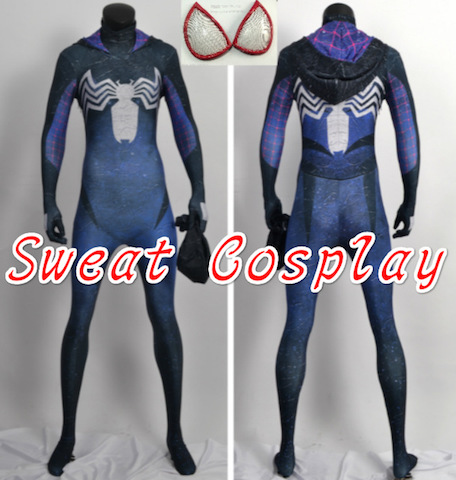 高品質 高級コスプレ衣装 スパイダー グウェン・ステイシー 風 ジャケット ボディースーツ コスチューム Spider Gwen Stacy Spiderman
