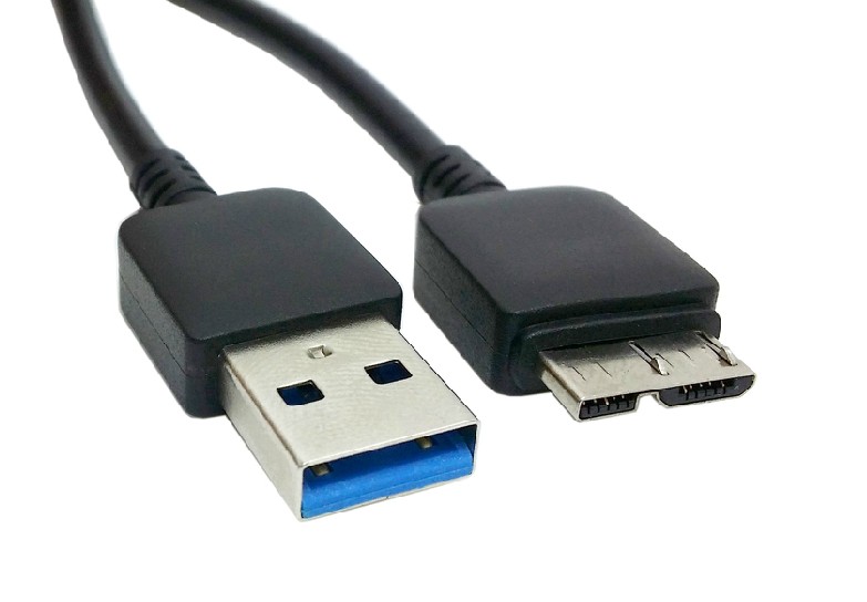 送料無料 Galaxy Note3 SC-01F/SCL22/S5 SC-04F/SCL23用 Micro USB 3.0 - USB 充電 & データケーブル HDDデータケーブル 10ピン 1.8m