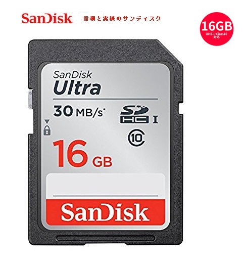 16GB サンディスク SDHCカード 16GB Class10 SANDISK ウルトラ SDカード SDSDUL-016G-J35 フルHD対応 国内正規品通販セール状況　外国語　翻訳　通訳　通販