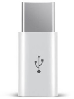 赤字販売【Type C USB 充電器へ micro-USB 変換コネクタ 白】micro usb マイクロUSB →Type-C 変換アダプタ アンドロイド USB2.0 スマホ