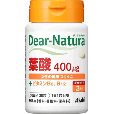 【アサヒフード】 ディアナチュラ 葉酸 30粒（30日分）