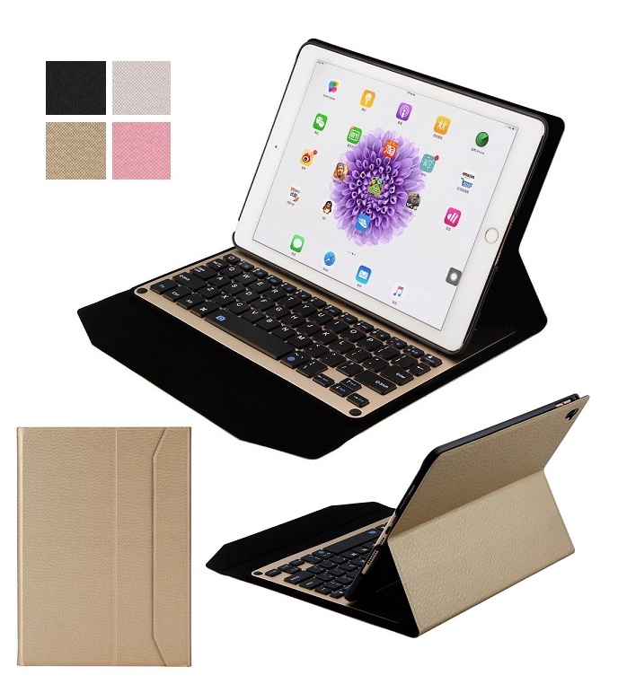 【商品説明】 新品(パッケージ品) &star; 高級感のあるi Pad Pro 9.7インチ用ケース付キーボードです。ケース表面ダイヤモンド風特殊コーディングで、さらにキーボード本体アルミ製