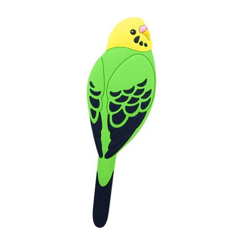 【ゆうメール配送可能】マグネットフック 鳥しっぽフック セキセイインコ・グリーン MAGNET HOOK Animal tail アニマルテイル MH-AN-06