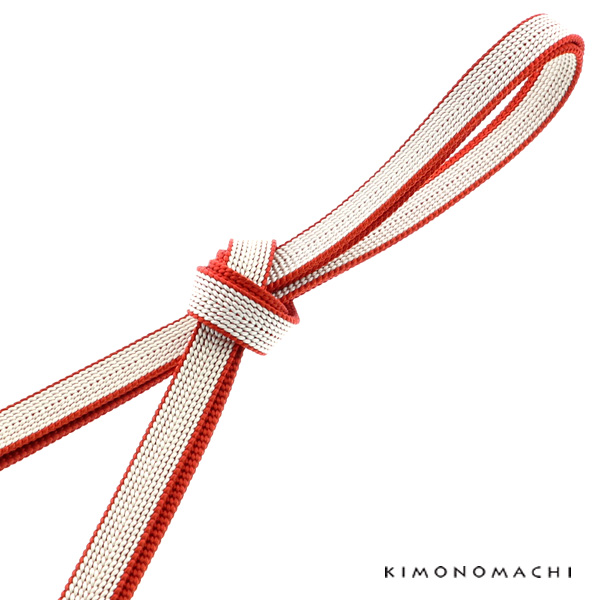 商品番号:043674◆（メール便300円）※代引き・日時指定不可・補償なし正絹三分紐です。帯留を通して、普段のお洒落着、小紋、紬などに合わせて、カジュアルに楽しめるアイテムです。三分紐は、体の中心部
