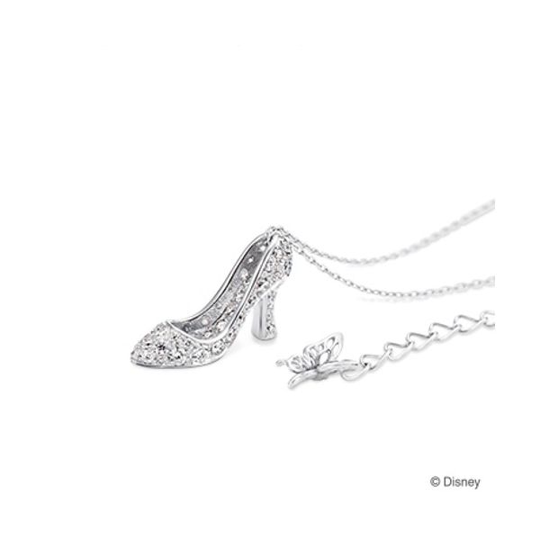 ディズニー グッズ シンデレラ ネックレス ガラスの靴 ダイヤモンド PT950 ケイウノ 正規品 送料無料