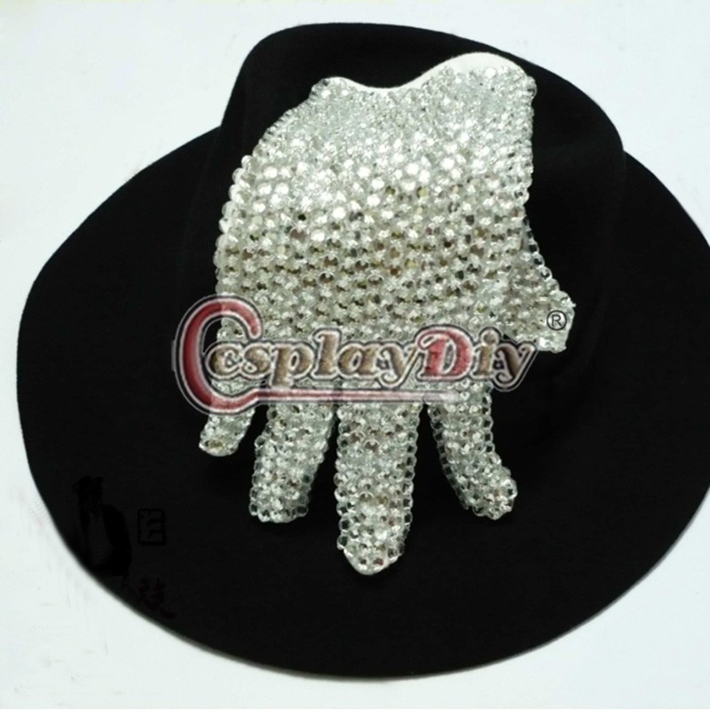 高品質 高級コスプレ マイケル ジャクソン 風 グローブ 手袋 Michael Jackson Dance Party Cosplay Gloves One Side With Crystals