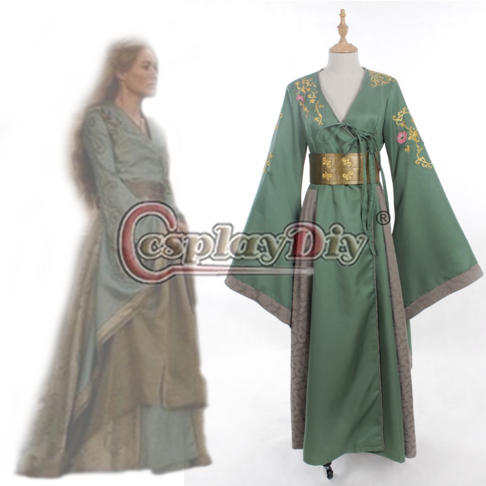 高品質 高級コスプレ衣装 ゲーム・オブ・スローンズ 風 オーダーメイド ドレス Cersei Lannister Dress Game of Thrones