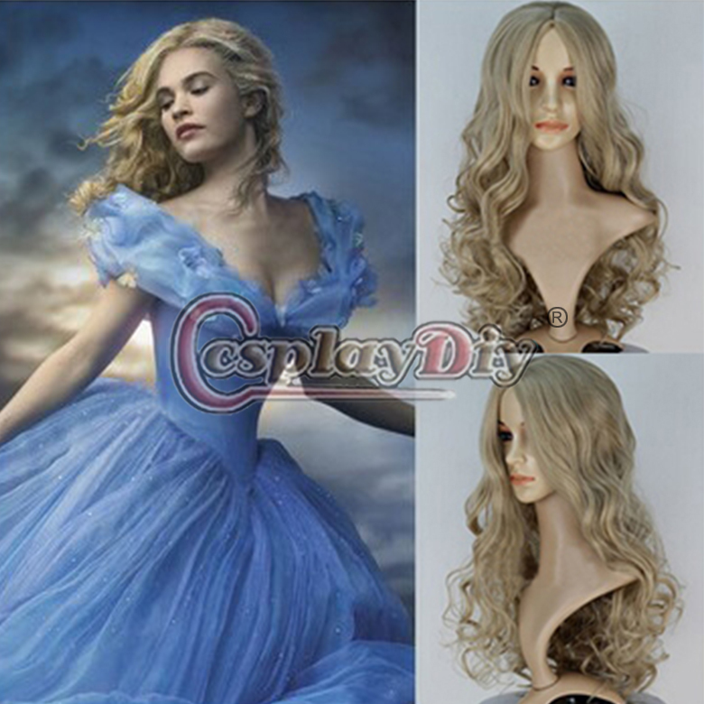 高品質 高級コスプレ衣装 ディズニー シンデレラ 風 wig ウイッグ オーダーメイド ウィッグ Ver.2 Princess Cinderella Wig