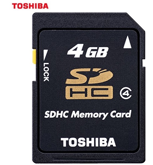 SDHCカード 4GB Class4 TOSHIBA 東芝SDメモリーカード SD-L004G4 国内正規品 写真・動画ノ記録に