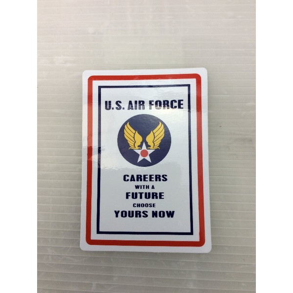 U.S AIR FORCE エアーフォース レーシングステッカーRacing Sticker USAF 人気 ステッカー シール デカール
