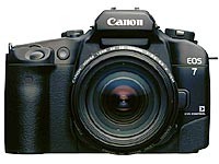 【中古 保証付 送料無料】Canon EOS-7 ボディ/一眼レフカメラ/ フィルムカメラ/ マニュアル 入門機 /初心者/送料無料
