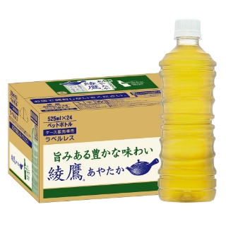 綾鷹 ラベルレス 525mL