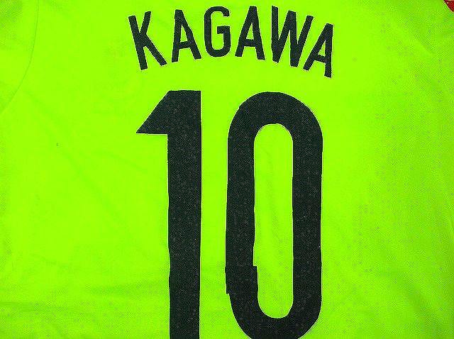 子供用 K040 14 日本代表 KAGAWA*10 香川 真司 黄色 ゲームシャツ パンツ付 /サッカー/キッズ/ジュニア/ユニフォーム/上下セット