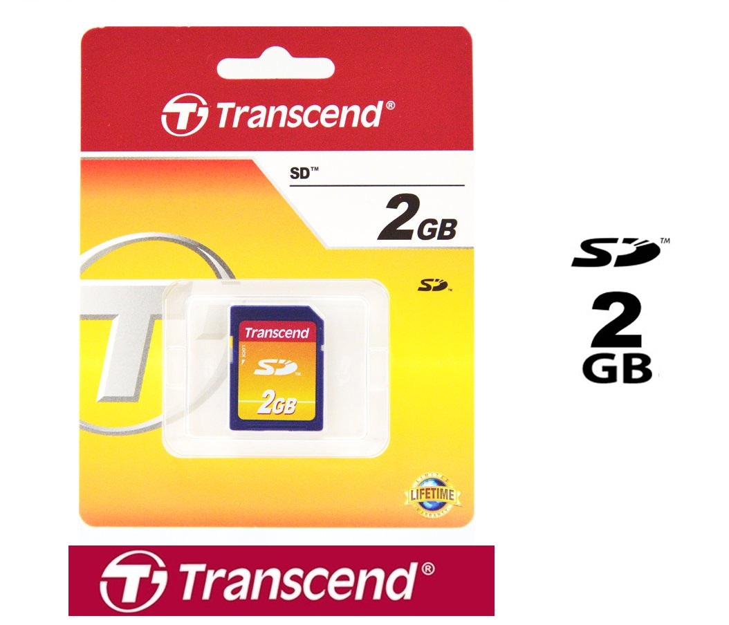 2GB Transcend SDカード 2GB トランセンド sdメモリカード 2G TS2GSDC 貴重な2GB カメラにおすすめ