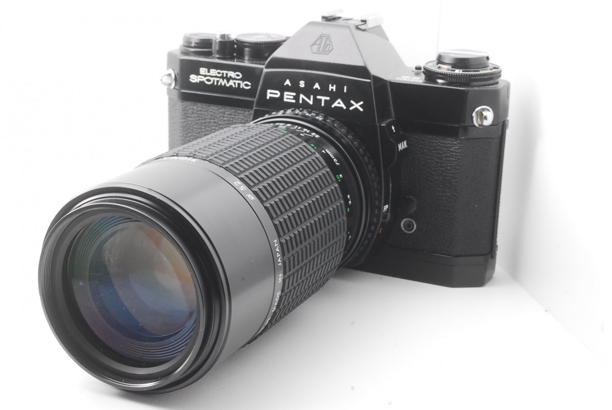 【中古】フィルム一眼レフカメラ PENTAX ES ＋シグマ 75-210mmF3.5-4.5 マクロ KIII付き
