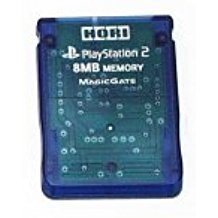 【送料無料】【中古】PS2 プレイステーション2 PlayStation2専用 メモリーカード8MB クリアブルー ホリ
