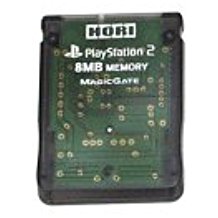 【送料無料】【中古】PS2 プレイステーション2 PlayStation2専用 メモリーカード8MB クリアグレー ホリ