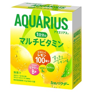 アクエリアス 1日分のマルチビタミンパウダ