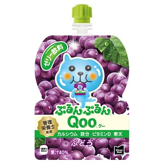 ぷるんぷるんQoo ぶどう 125gパウチ