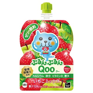 ぷるんぷるんQooいちごミックス 125gパウチ
