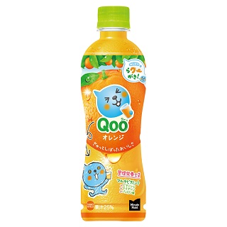 ミニッツメイド Qoo オレンジ 425mL