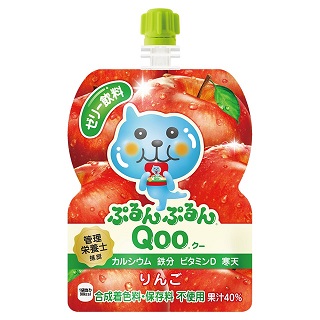 ぷるんぷるんQoo りんご 125gパウチ
