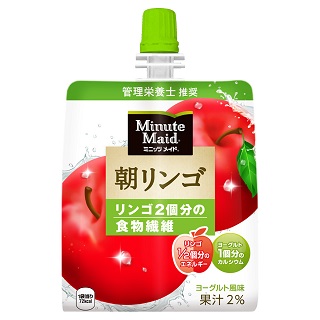 ミニッツメイド 朝リンゴ 180gパウチ