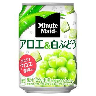 ミニッツメイド アロエ&白ぶどう 280mL缶