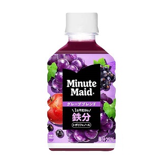 ミニッツメイドグレープブレンド鉄分280mL